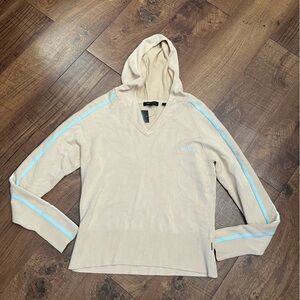 NWT BCBG Max Azria Womens hooded sweater Sz large